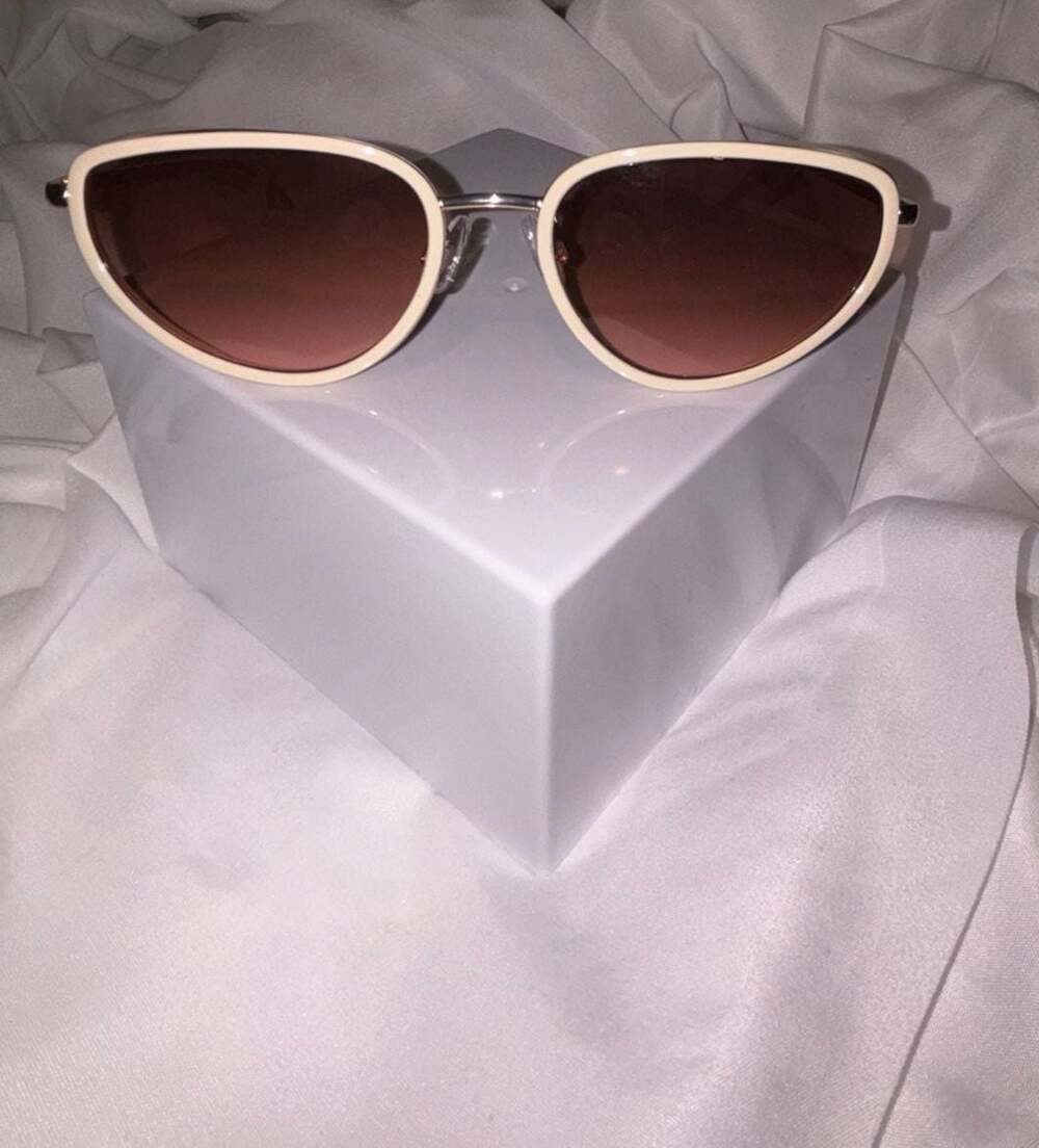 Ashley Stewart Apres Ski IV Ivory Sunglasses